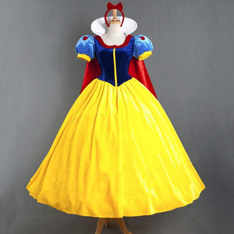 Adult Snow White Dress Female Stage Performance Costume Cosplay Princess Costume Kidsren's Holiday Dress