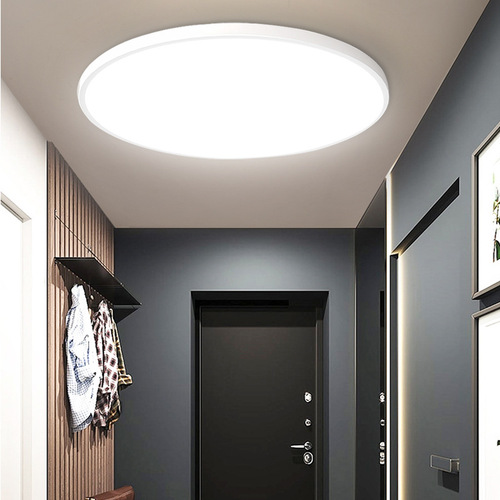 Factory simple entrance hall corridor passage lamp kitchen bathroom balcony lamp round bedroom lamp LED ceiling light wholesale three-proof