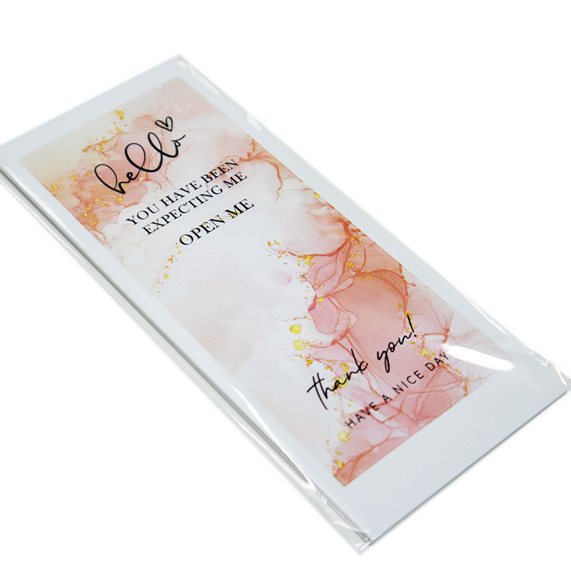 50 stickers/Pack Red simple thank you stickers gift box sealing stickers packaging film waterproof label take-out Express