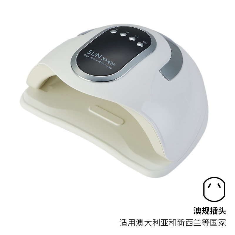 Lámpara de Fototerapia de Uñas Transfronteriza de 220W de Alta Potencia, Lámpara Portátil de Terapia de Luz UV para Uñas, Lámpara Inteligente de Secado Rápido para Curado de Uñas