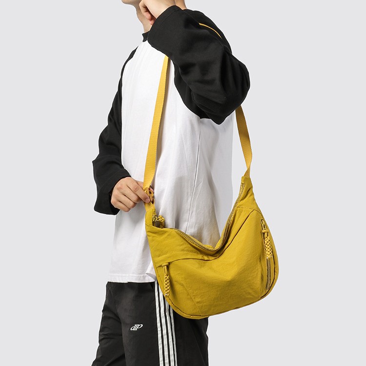 Fashionable Cloth Bag for Female Students, Nylon Crossbody Bag for Class, Large Capacity Shoulder Bag, Japanese Style Dumpling Bag for Outings