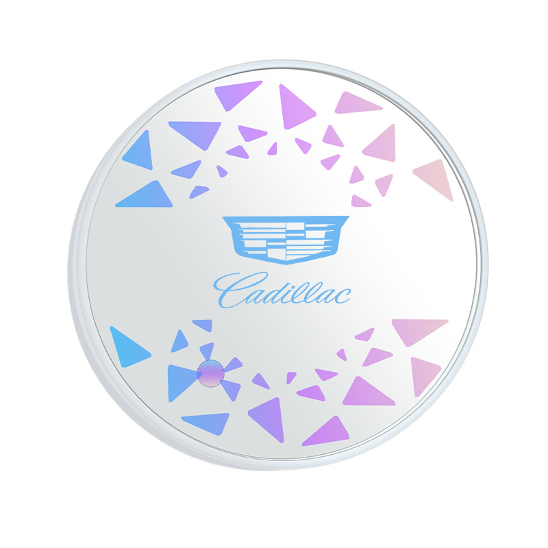 Aplicable a Cadillac ventana triangular luz de atmósfera inducción inteligente de automóviles iluminación decoración de color iluminado luz de atmósfera LED