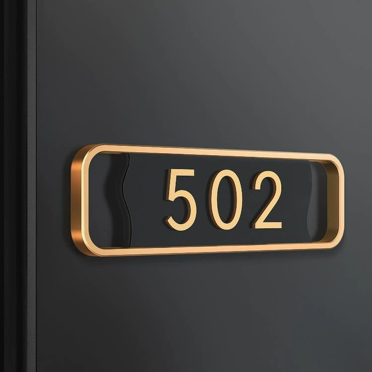 Табличка с номером дома, номер дома, оптовый офис, жилой гостиница, частная комната, номер в стиле легкой роскоши