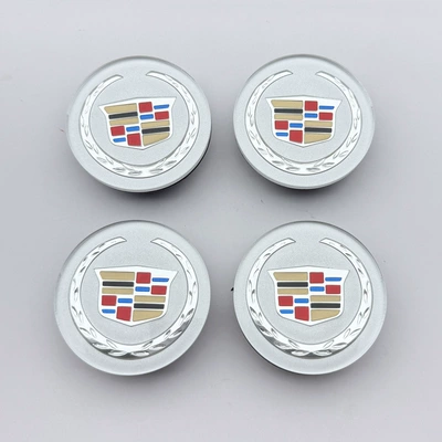 Logo Tire Center Cap 67mm: Car logo - flat-style-silver-background-black-color-label-67-four-ears-of-wheat-mm