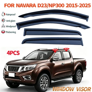 Suitable for Nissan Navara rain and sun visors NAVARA D23 2015-2025 Window visor
