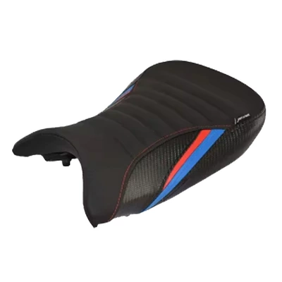 K67 M1000Rr 2019-2022 – Motorcycle cushion - front-seat-cushion-red-and-blue