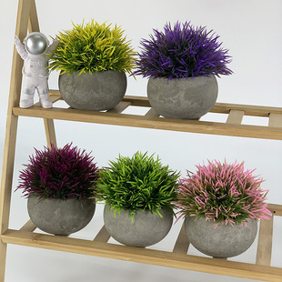 Amazon's Popular Combination Simulated Potted Plants Nordic Style Home Desktop Furnishings Green Plants Mini Simulated Plant Bonsai