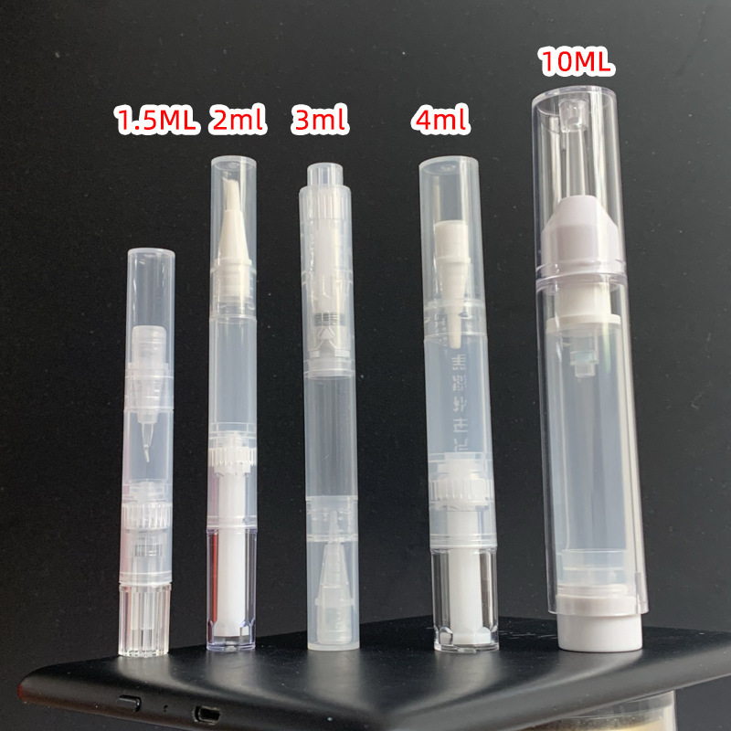 指縁オイルペン空ペン2ml4ml回転分注ペンブラシヘッドセットマニキュア分注ペン包装材|undefined