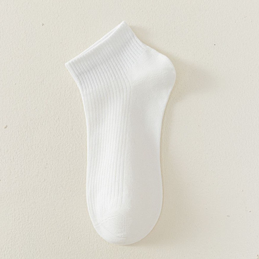 스트라이프 양말-화이트