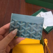 Goyard戈雅卡包新款男女士时尚装零钱卡夹二层牛皮戈雅狗牙卡包