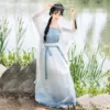 White long-sleeved shirt, top and waist skirt