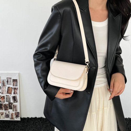 Bag, 2026 new women's bag, cross-body bag, retro underarm bag, one-shoulder bag, fashionable, all-matching, high-end, niche, light luxury women
