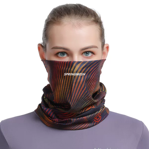 Outdoor sun protection and UV protection face mask for men and women, breathable neck protector, cycling neck gaiter, seamless magic headscarf