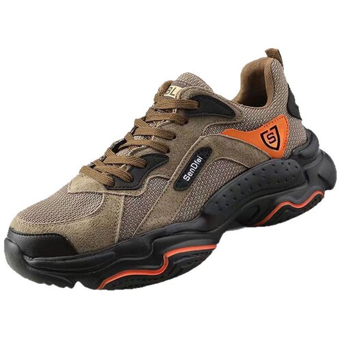 Ruideng Wear-Resistant and Breathable Safety Shoes for Men—Steel-Toe, Anti-Smash, Anti-Puncture Work & Hiking Safety Shoes—Wholesale