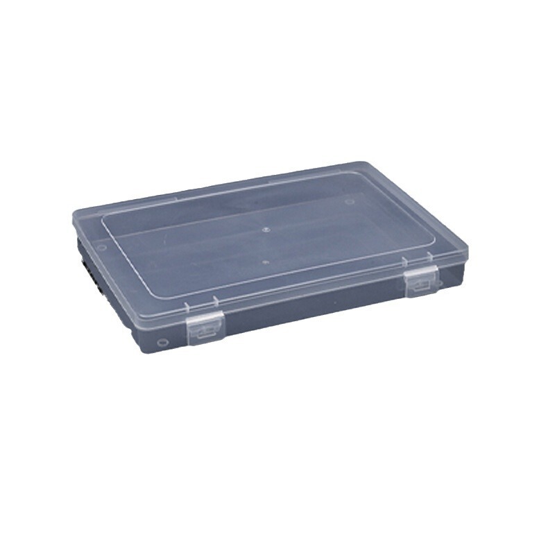 透明フラット長方形プラスチック収納ボックス部品カード文具ミニ小さなボックスビーズジュエリー pp ボックス収納|undefined