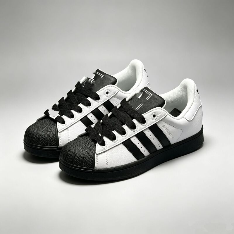 New three-stripe shell toe DIY limited edition sneakers, unisex, non-slip, wear-resistant, trendy and versatile white shoes New three-stripe shell toe DIY limited edition sneakers, unisex, non-slip, wear-resistant, trendy and versatile white shoes