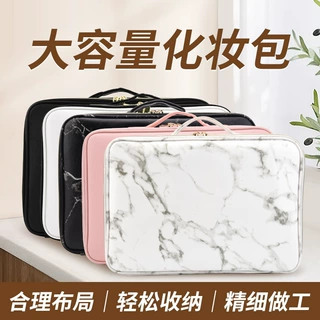 专业纹绣化妆师工具包便携化妆包ins风大容量手提跟妆美甲收纳箱