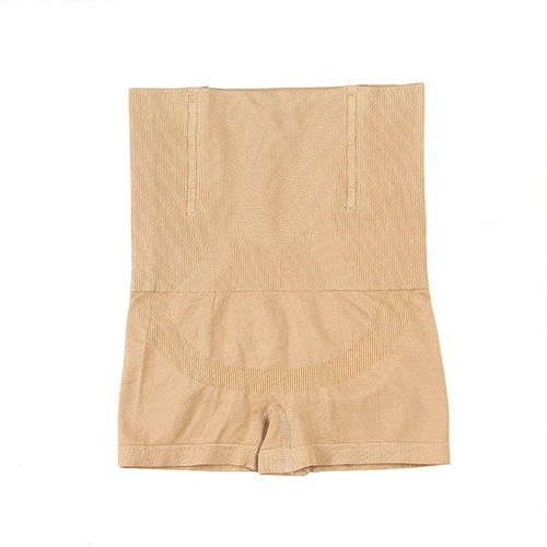 seamless high-waist shaping pants flat-bottomed tummy control women's safety pants postpartum body shaping and recovery seamless underwear