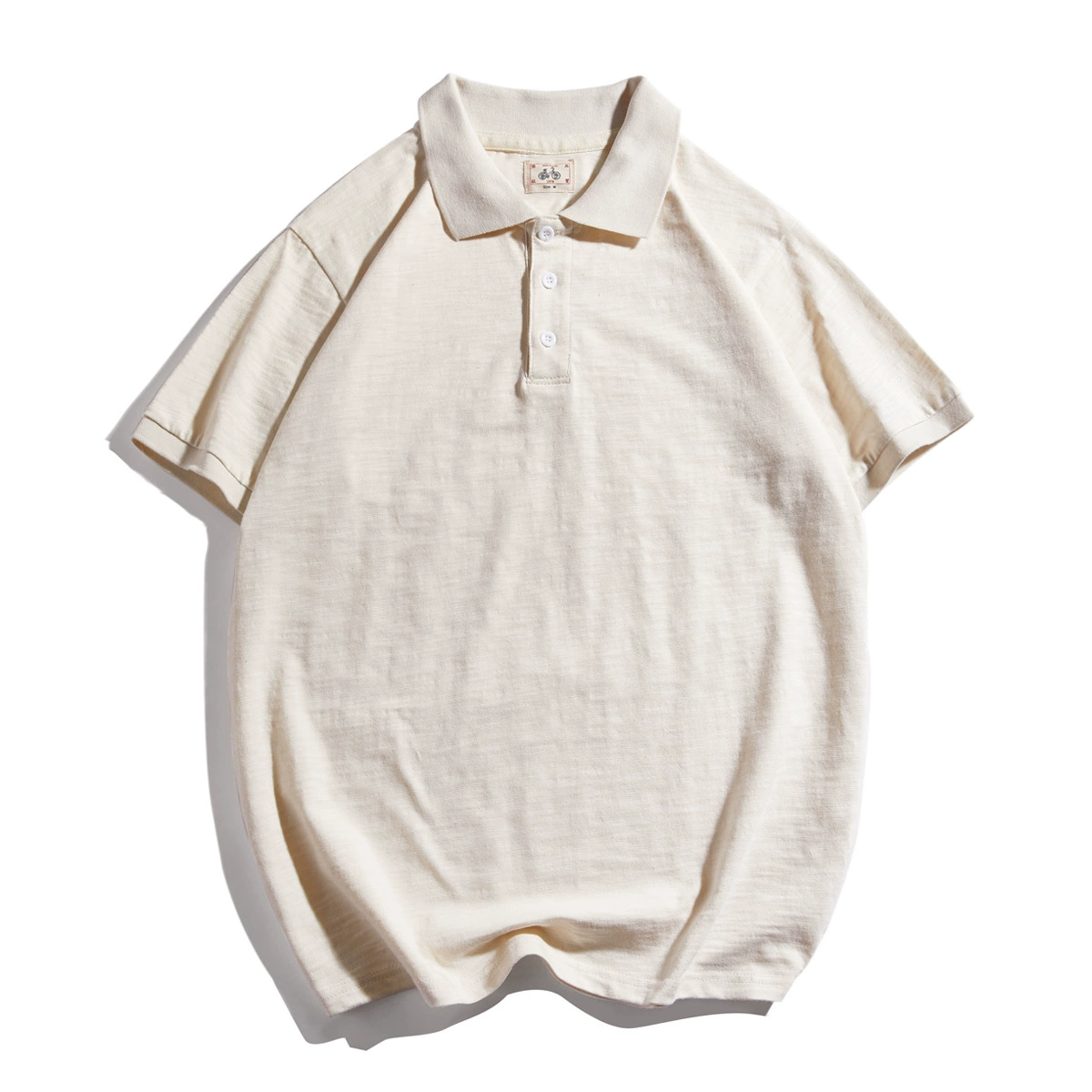 Base retro solid polo, T-shirt, with short sleeve
