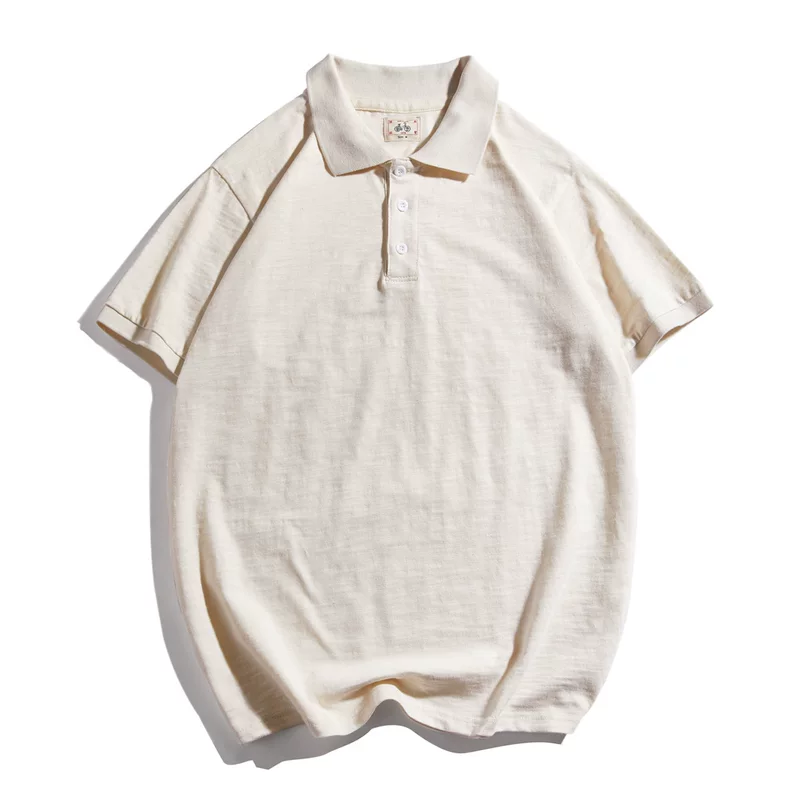 Base retro solid polo, T-shirt, with short sleeve