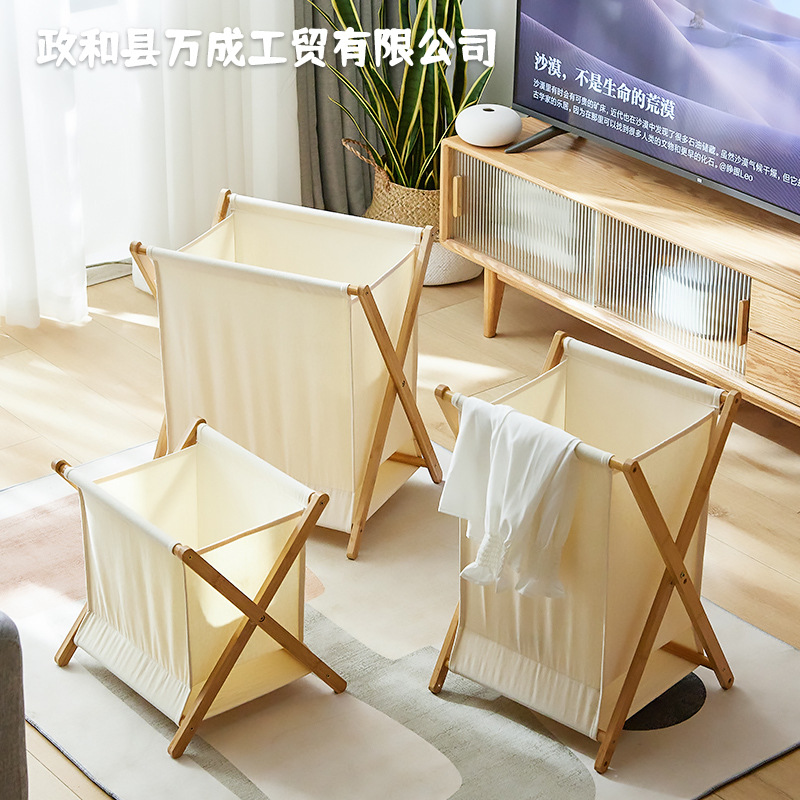 Cesta de la ropa cesta plegable de la ropa del hogar japonés de gran capacidad cesta de la ropa sucia cesta de almacenamiento de entrega de una pieza