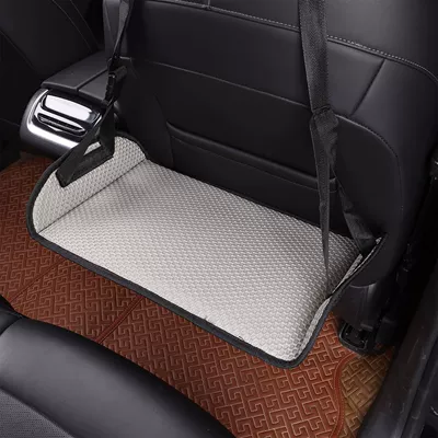 Universal Foot Pad, Car Long-Distance Travel Leg Rest - ice-silk-gray-plastic-hollow-board-environmentally-friendly-and-durable