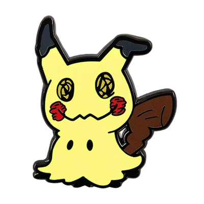 Pokémon Mimikyu Brooch Cartoon Character Enamel Badge Anime Peripheral Pin Backpack Pin (Yaxa sancaqları) - d08-03-b06e-32-4-3