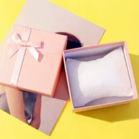 Часы упаковочная коробка квадратная коробка для часов подарочная коробка бант коробка для часов коробка для хранения ювелирных изделий