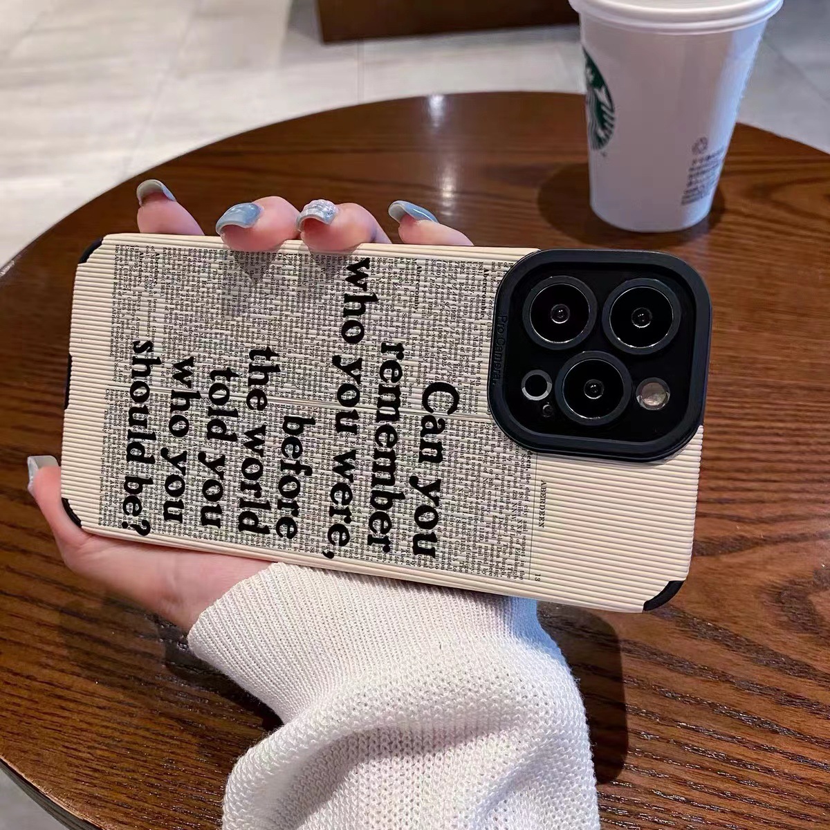 Samsung A71 A53 A32 Protective Phone Case Newspaper Design Women_voghion.com