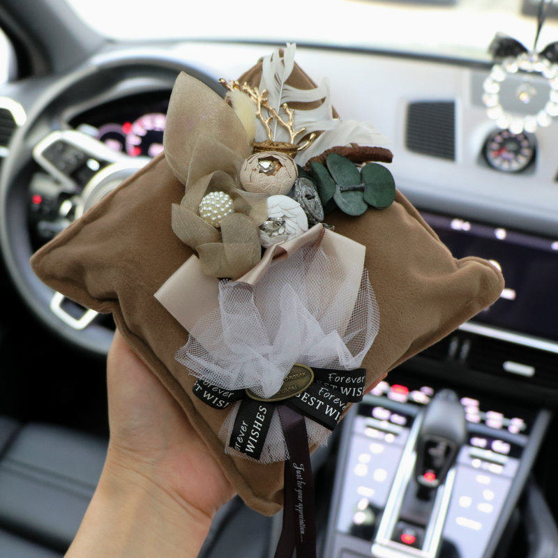 Mi Tian – Aktiv kömürlü qoxu uducular Air Freshener Ornament - mocha-brown