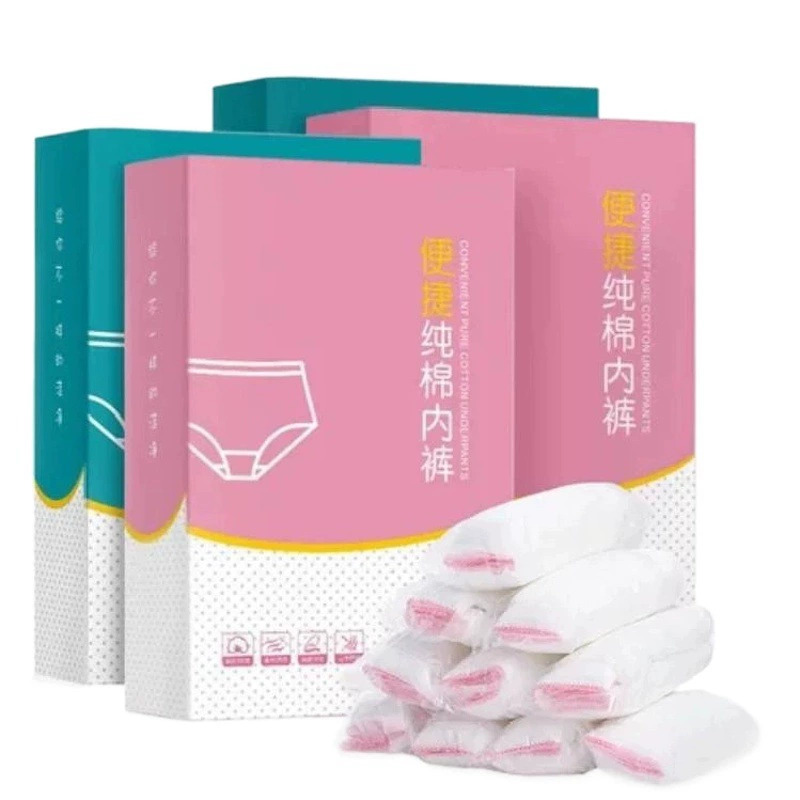 Одноразовые трусы из чистого хлопка для женщин, с высокой талией, не требующие стирки, стерилизованные, в индивидуальной упаковке, ежедневные одноразовые трусы для беременных, мужские боксеры.