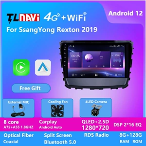 SsangYong Rexton 2019 üçün Android böyük ekranlı GPS naviqator