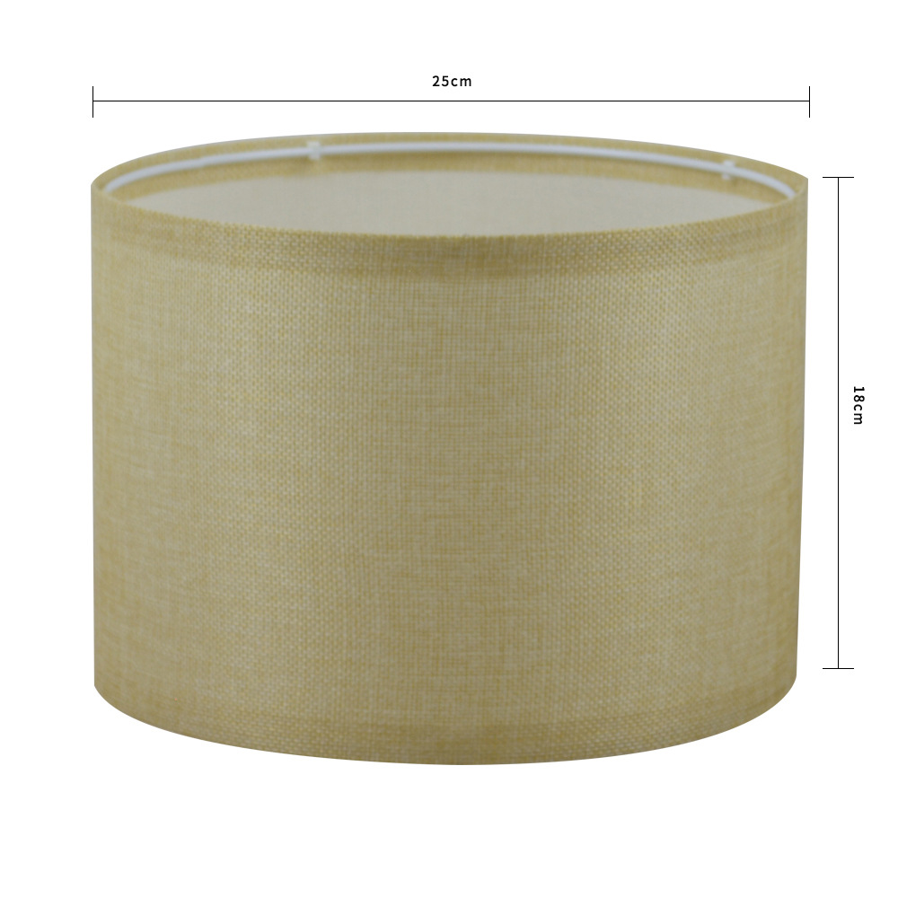 Amazon transfronteriza Exportación de comercio exterior desmontable KD Pantalla de lino Shell shading lámpara de mesa lámpara de araña accesorios E27