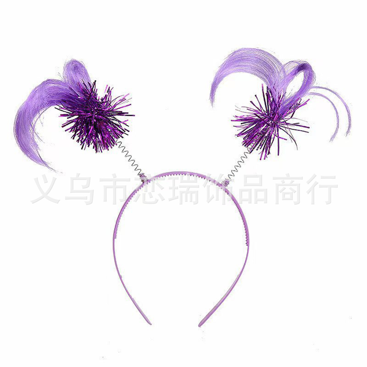 Amazon venta caliente día independiente cola de caballo hebilla de cabeza diadema accesorios de ropa de fiesta de baile familiar europeo y americano en stock