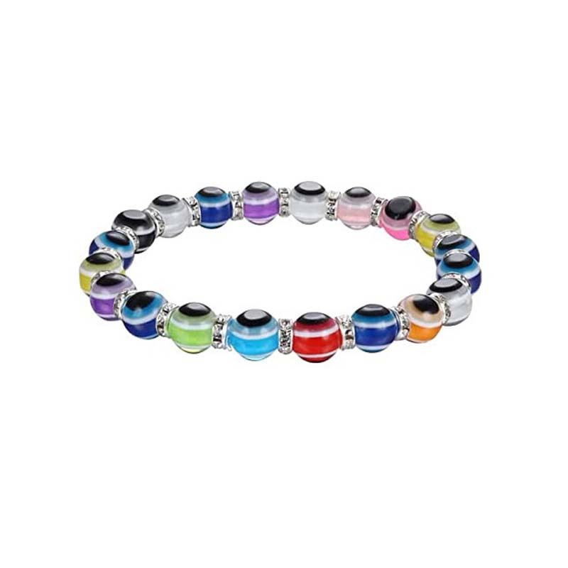 Retro Devilu0027S Eye Palm Plastic Resin Unisex Bracelets