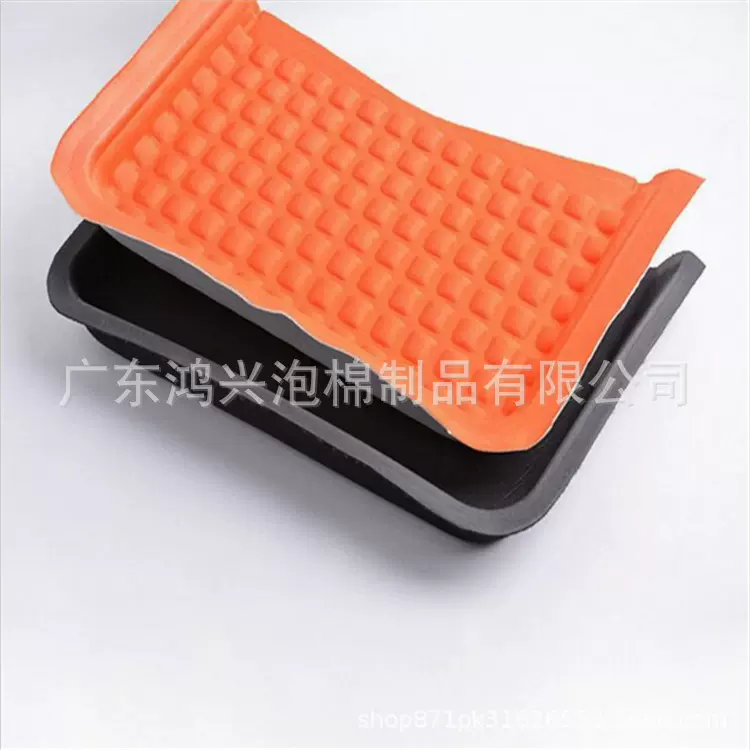 EVA泡棉包装辅助材料冷热压成型缓冲防震适用于电子玩具包装