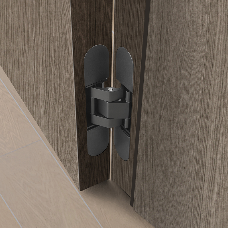 Bisagra de puerta en forma de H Europea bisagra de puerta oculta bisagra de puerta invisible ajustable tridimensional interior y exterior