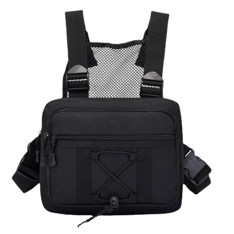 Tactical Vest Bag, Outdoor Tactical Chest Bag, Camouflage Military Fan Bag, Sports Chest Bag, Training Personal Tactical Backpack