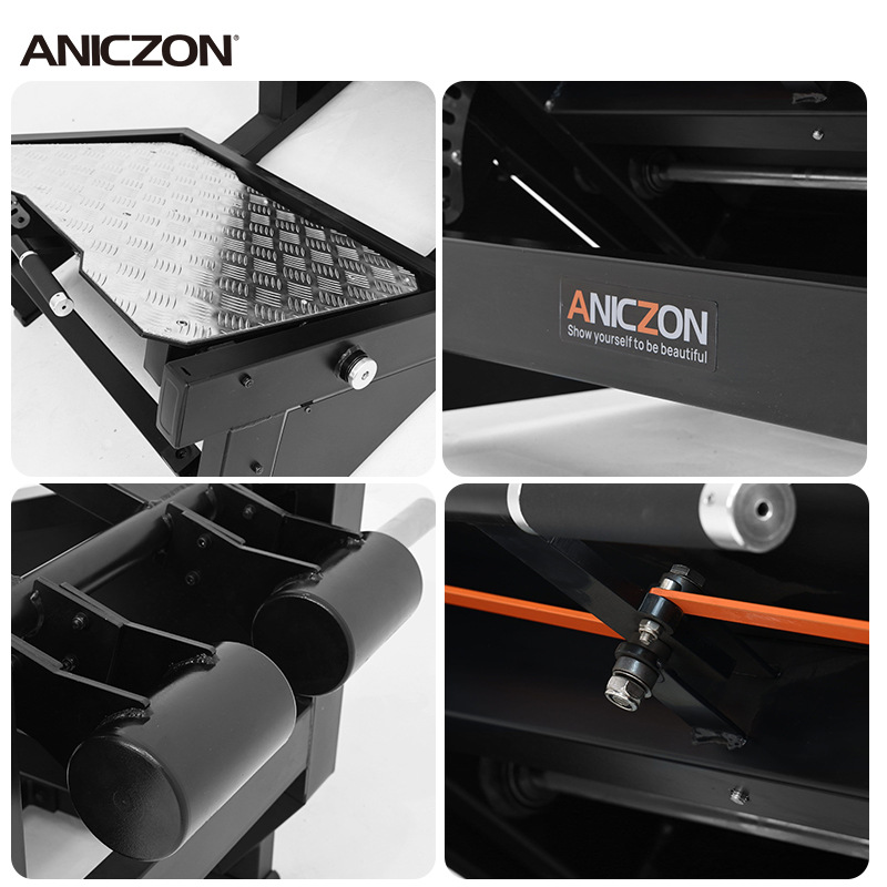 Hacker Squat máquina de fuerza comercial gimnasio equipo de ejercicios estudio de educación privada cadera pierna entrenador de puente de cadera