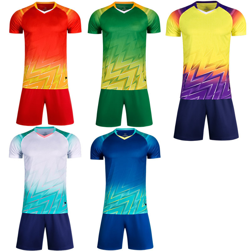 New Soccer Suit Men's and Women's College Competition Team Uniform Adult Soccer Sports Training Suit Quick Drying New Soccer Suit Men's and Women's College Competition Team Uniform Adult Soccer Sports Training Suit Quick Drying