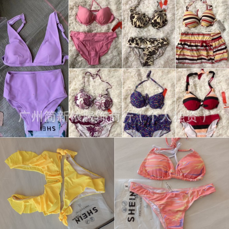 Shein marca de comercio exterior nueva ropa de baño de mujer Shein biquini variado al por mayor bajo precio fabricante de suministro de mano