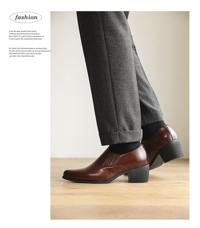 Loafers Men's Shoes Fashion Large Size Low Top Shoes Spring And Autumn New Style Sleeve Pointed Leather Shoes One Step Small Leather Shoes_vogvips.com