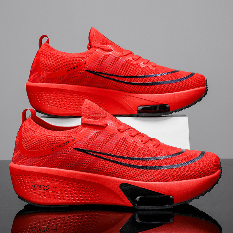 Zapatos de corrida de aire de malla juvenil de tendencia ultraligera para hombres y mujeres, zapatos de deporte casuales antideslizantes, anti-desgaste