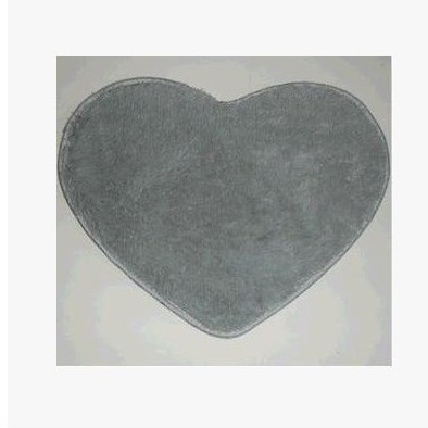 Cruz-Frontera en forma de corazón de lana de seda alfombra dormitorio amor piso estera mesita de noche pelusa-libre lindo hogar en forma de corazón