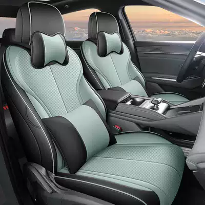 Modelə uyğun (Original) oturacaq örtükləri 80Km Leading Model Qin L - ice-amber-green-deluxe-edition-qin-ls-special-five-seater-full-package-for-the-front-row-half-package-for-the-rear-row