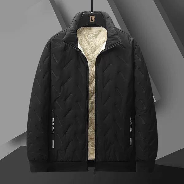 Amazon Aliexpress Cashmere Cotton Jacket Men's Trendy Velvet Cotton Jacket Thickeneded Warm Loose Large Size Winter Jacket