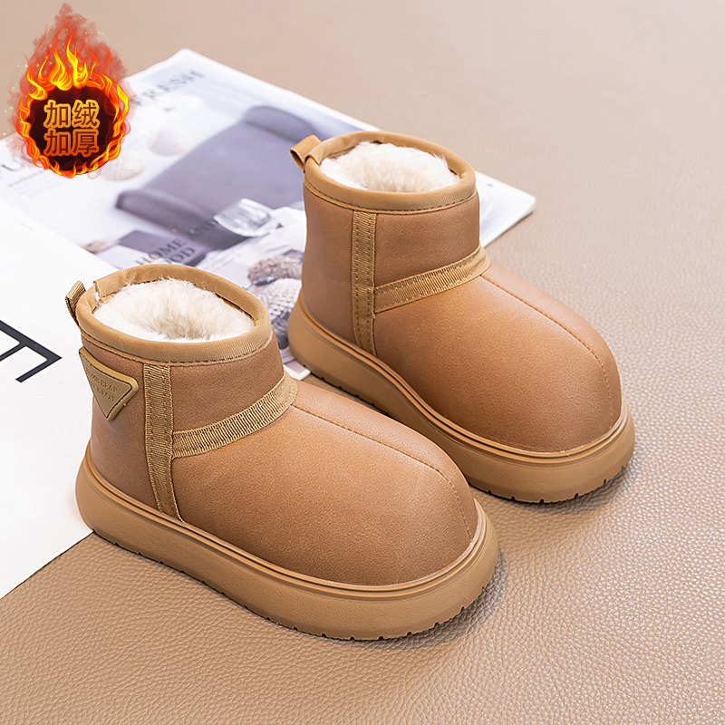 Botas de nieve para niños en invierno 2025 nuevas niñas con zapatos de algodón gruesos, botas cortas para niños, botas de algodón para niños image 8