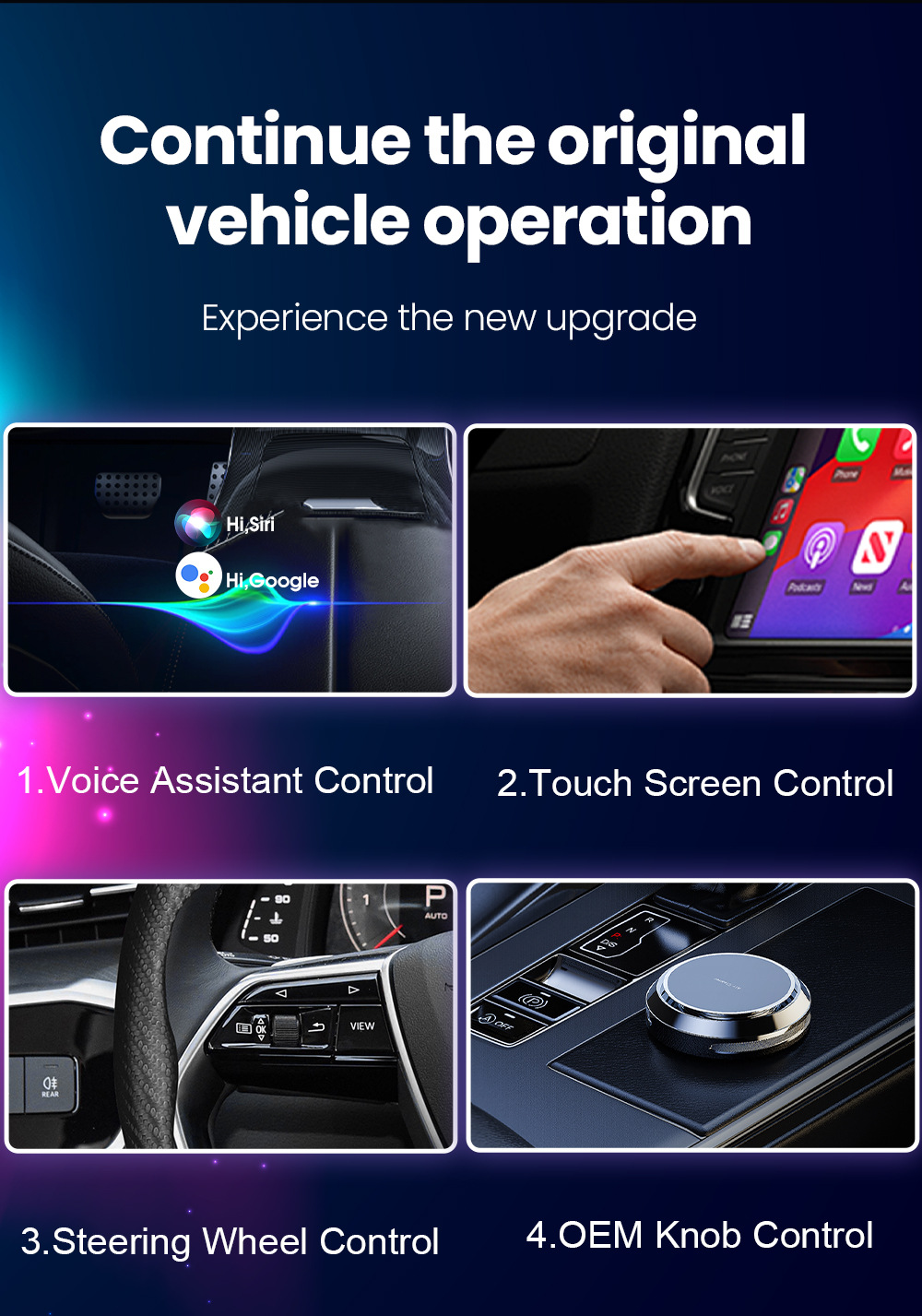Carplay Wired to Wireless Carplay Android Box Aibox Screen Projection Upgrade to Android15 System