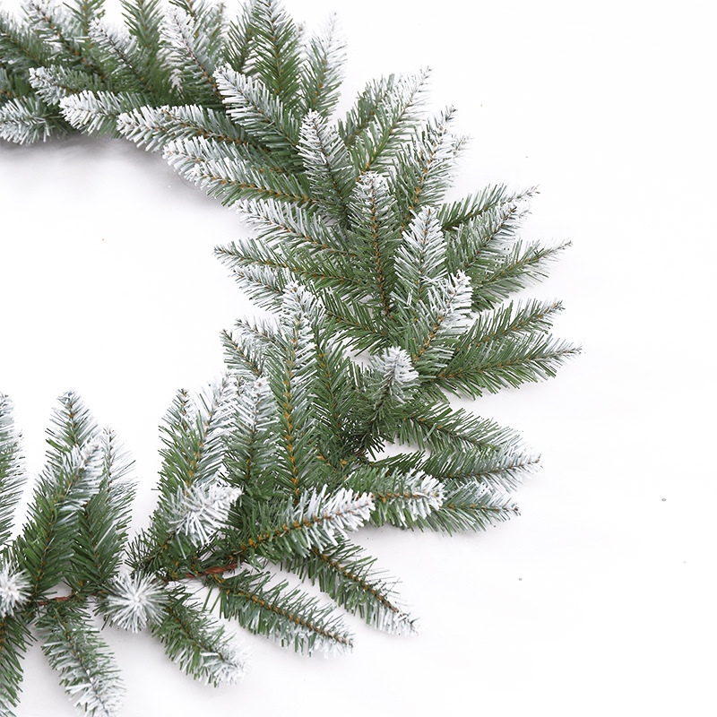 Cifrado directo de fábrica transfronteriza Navidad ratán decoraciones al aire libre simulación ratán PVC señaló borde blanco Ratán