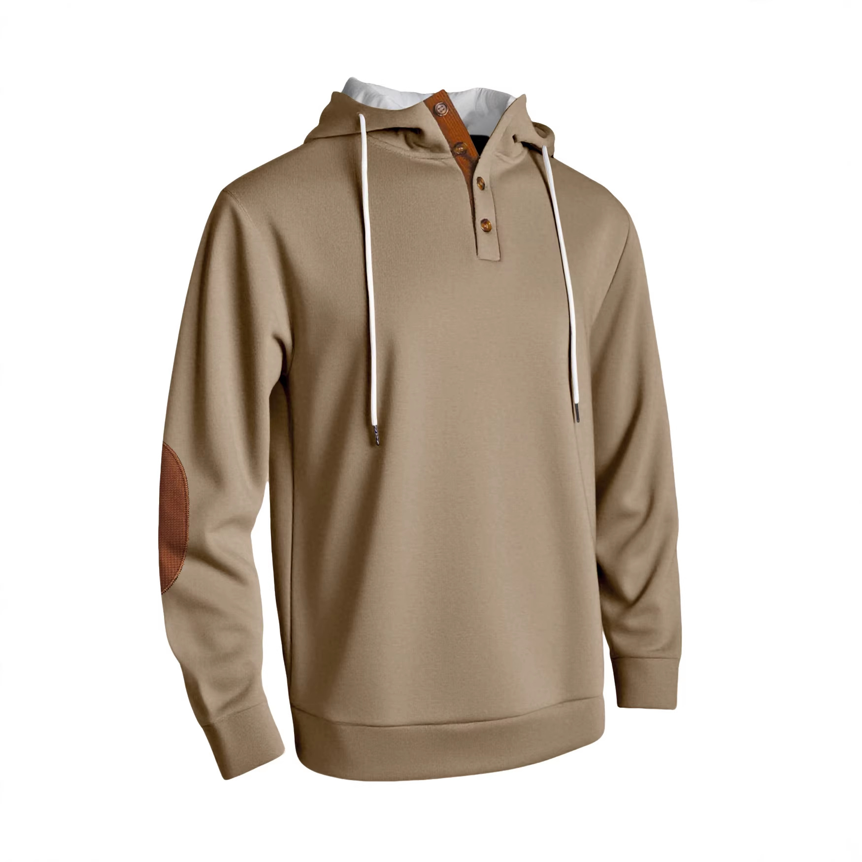 Comercio exterior Amazon primavera nuevo hombre chaqueta con sombrero de cuerda de pull-out grande americano chaqueta deportiva casual hombre